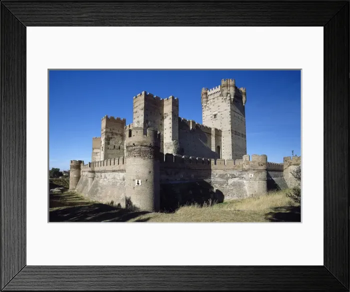 Framed Print : Spain. Medina del Campo. Castle of the La Mota Framed Print : Spain. Medina del Campo. Castle of the La Mota