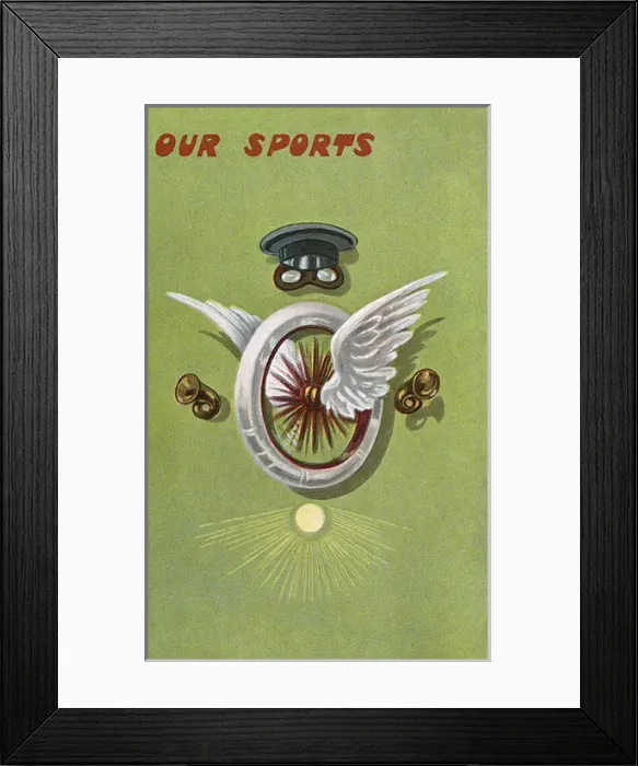Framed Print : Our Sports - Motoring as a novel pleasure pastime Framed Print : Our Sports - Motoring as a novel pleasure pastime