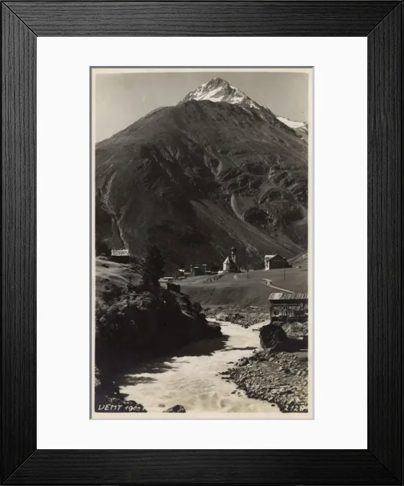 Framed Print : Austria - Vent, Otztal, Tyrol Framed Print : Austria - Vent, Otztal, Tyrol
