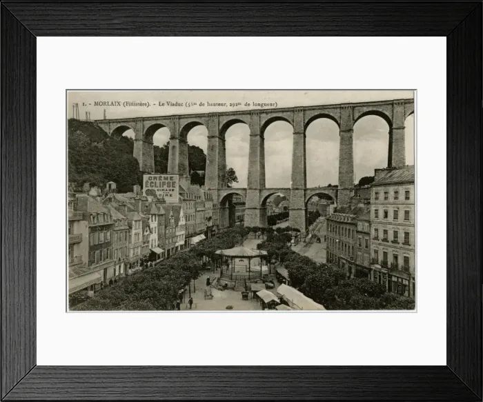 Framed Print : Viaduct at Morlaix, Brittany, France Framed Print : Viaduct at Morlaix, Brittany, France