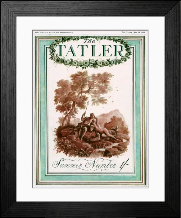 Framed Print : Tatler front cover - Summer Number 1935 Framed Print : Tatler front cover - Summer Number 1935