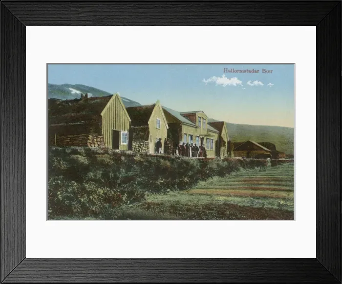 Framed Print : Hollomstadar (Hallomstadur) in Iceland Framed Print : Hollomstadar (Hallomstadur) in Iceland