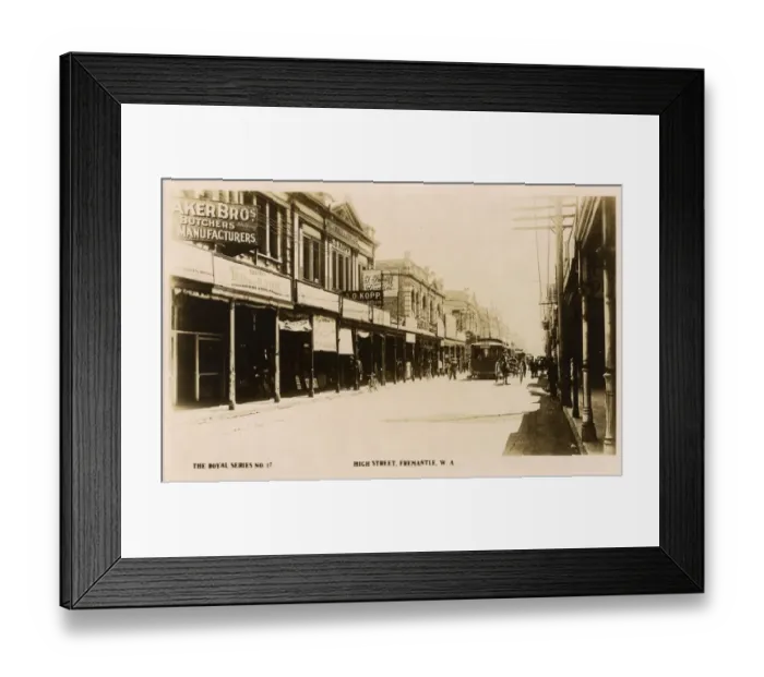 Framed Print : High Street, Freemantle, Western Australia Framed Print : High Street, Freemantle, Western Australia