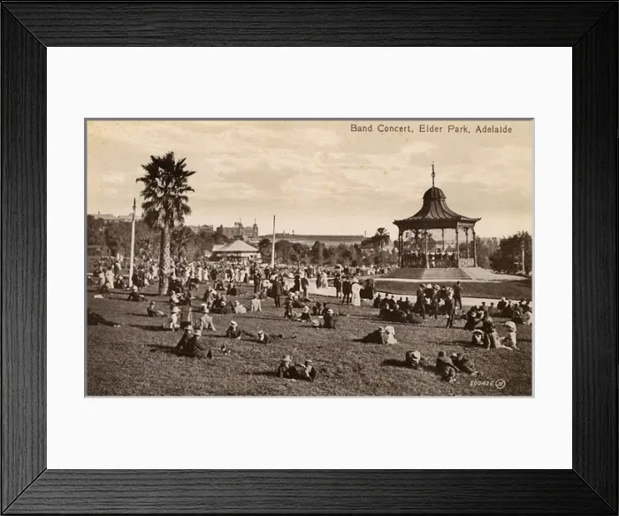 Framed Print : Band Concert in Elder Park, Adelaide, Australia Framed Print : Band Concert in Elder Park, Adelaide, Australia