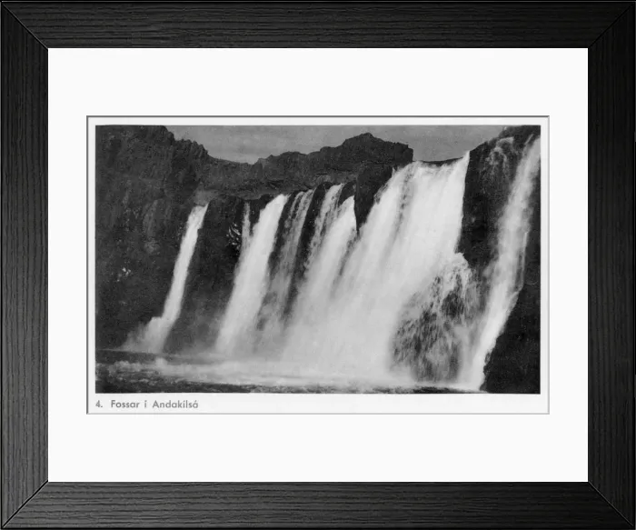 Framed Print : Hraunfossar waterfall, Iceland Framed Print : Hraunfossar waterfall, Iceland