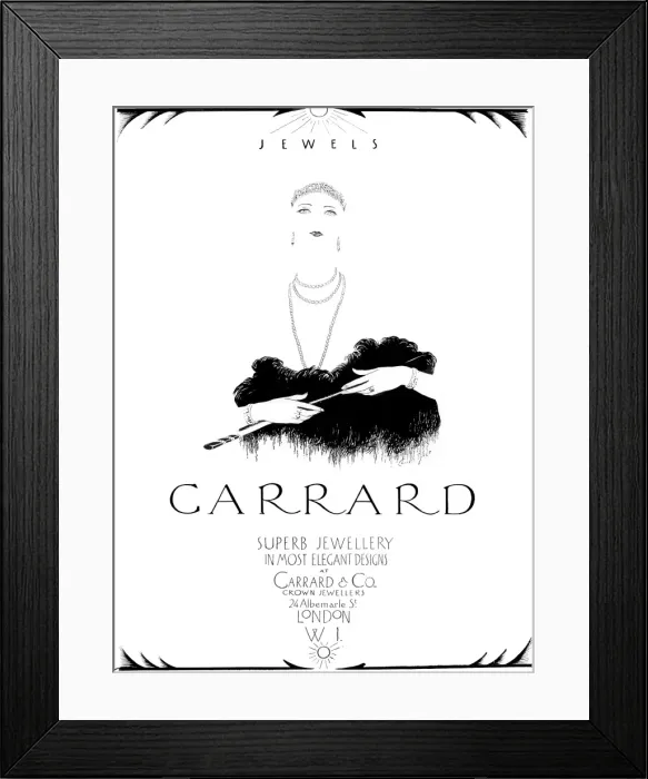 Framed Print : Garrard advertisement Framed Print : Garrard advertisement