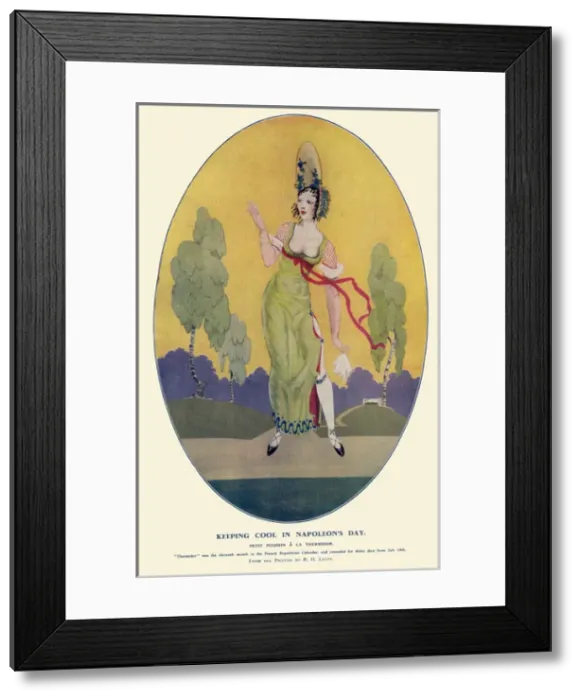 Framed Print : Keeping Cool in Napoleons Day Framed Print : Keeping Cool in Napoleons Day