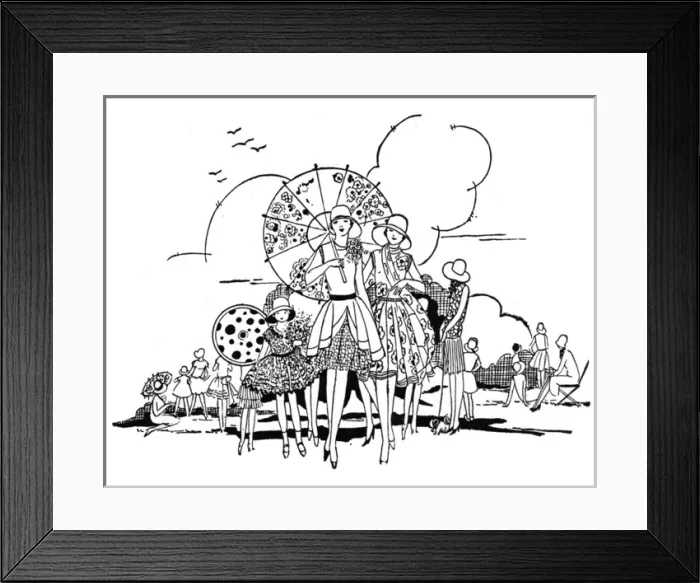 Framed Print : Womens fashion, 1928 Framed Print : Womens fashion, 1928