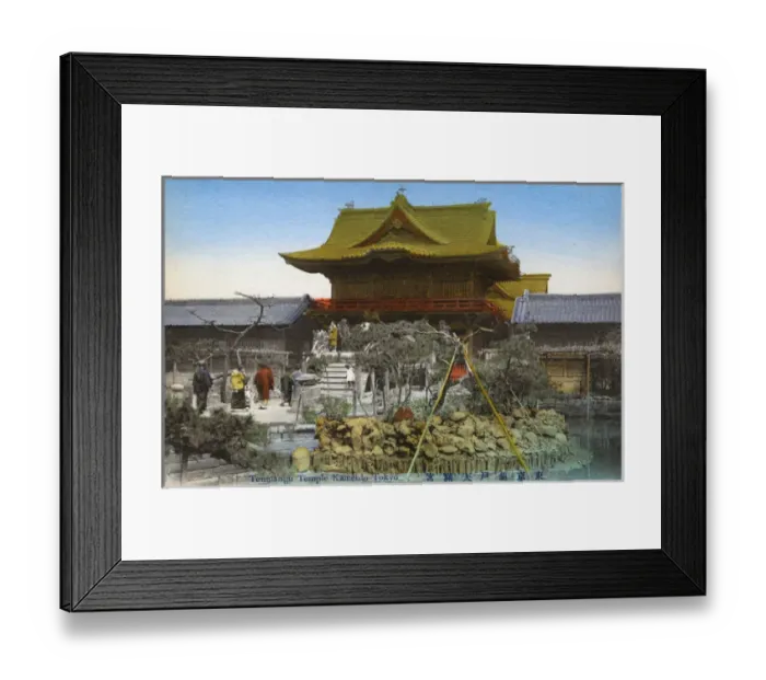 Framed Print : Kameido Tenjin Shrine, Tokyo, Japan Framed Print : Kameido Tenjin Shrine, Tokyo, Japan