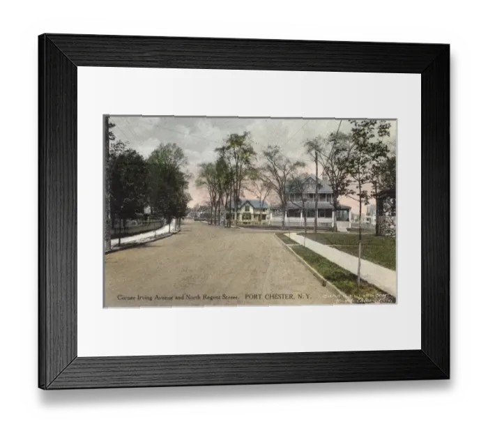 Framed Print : Port Chester, Westchester County, New York State, USA Framed Print : Port Chester, Westchester County, New York State, USA