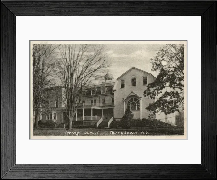 Framed Print : Irving School, Tarrytown, Westchester County, NY State, USA Framed Print : Irving School, Tarrytown, Westchester County, NY State, USA