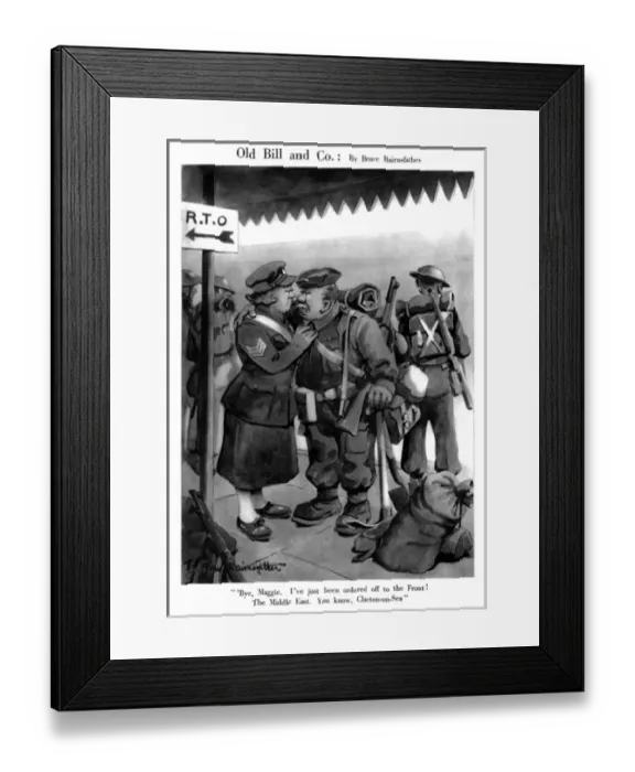 Framed Print : Old Bill and Co. July 1940 Framed Print : Old Bill and Co. July 1940