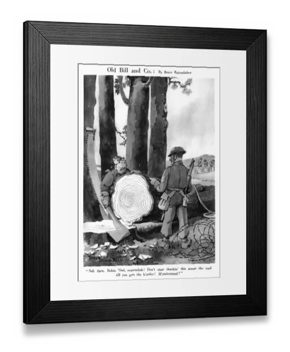 Framed Print : Old Bill and Co. July 1940 Framed Print : Old Bill and Co. July 1940