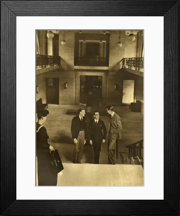Framed Print : Charles Peake, Sir Walter Monckton and Lord Hood Framed Print : Charles Peake, Sir Walter Monckton and Lord Hood