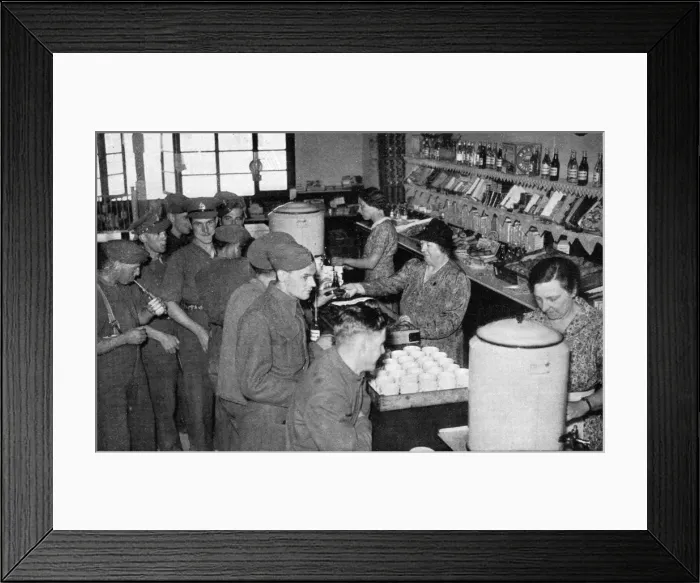 Framed Print : Canteen in Blandford Framed Print : Canteen in Blandford