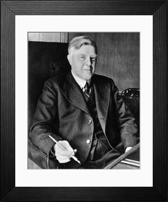 Framed Print : Frank Pick, 1940 Framed Print : Frank Pick, 1940