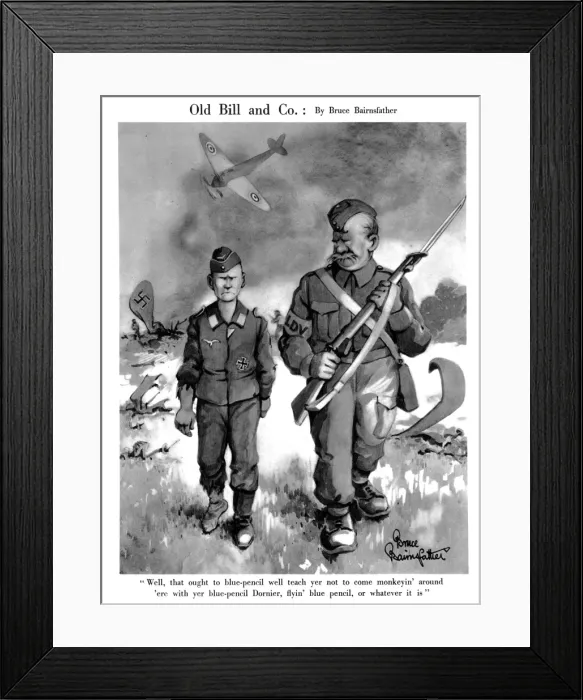 Framed Print : Old Bill and Co. September 1940 Framed Print : Old Bill and Co. September 1940