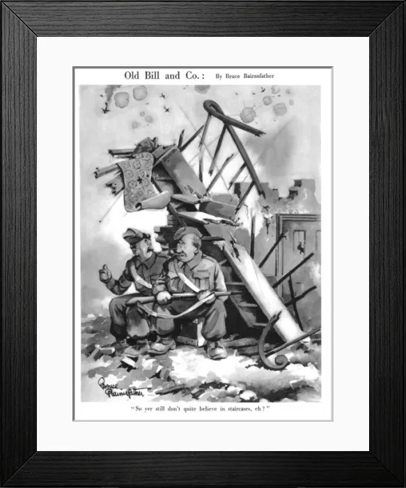 Framed Print : Old Bill and Co. September 1940 Framed Print : Old Bill and Co. September 1940