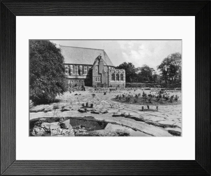 Framed Print : House of Mercy, West Yorkshire - Saints Garden Framed Print : House of Mercy, West Yorkshire - Saints Garden