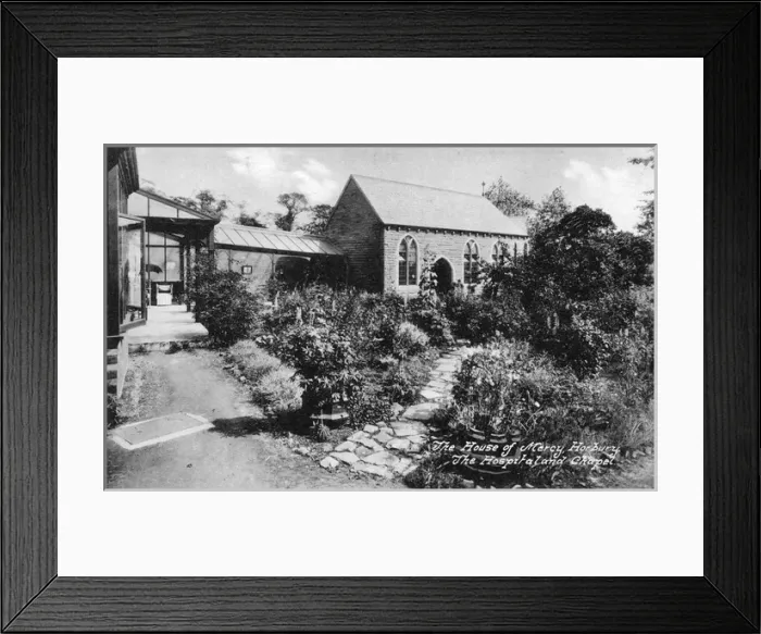 Framed Print : House of Mercy, West Yorkshire - Hospital and Chapel Framed Print : House of Mercy, West Yorkshire - Hospital and Chapel