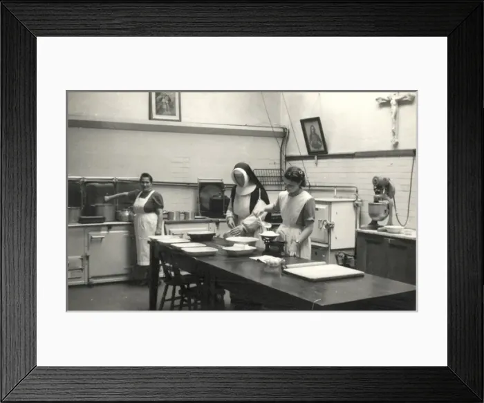 Framed Print : Nazareth House, Lancaster - Kitchen Framed Print : Nazareth House, Lancaster - Kitchen