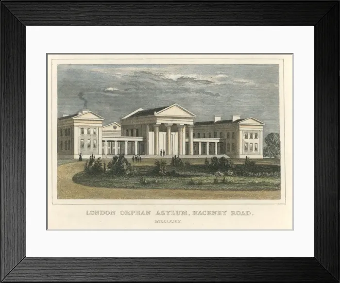 Framed Print : London Orphan Asylum, Hackney Road, Clapton Framed Print : London Orphan Asylum, Hackney Road, Clapton