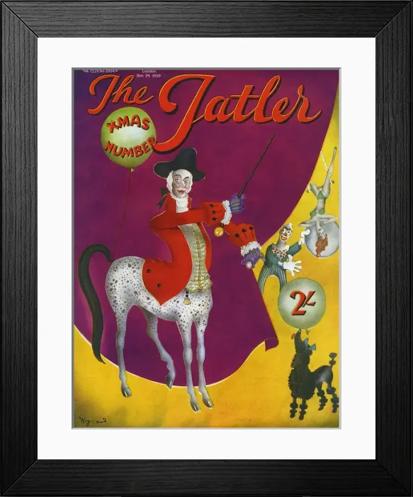 Framed Print : Tatler Christmas Number cover 1939 Framed Print : Tatler Christmas Number cover 1939