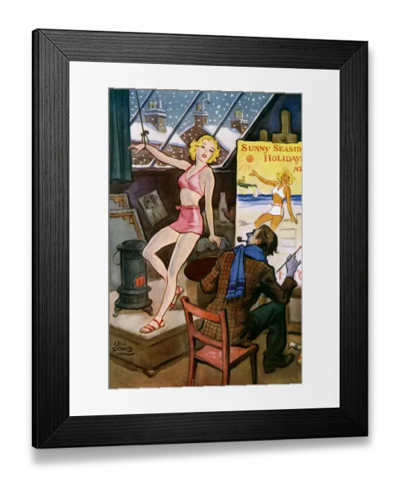 Framed Print : What about a rest, I m freezing Framed Print : What about a rest, I m freezing