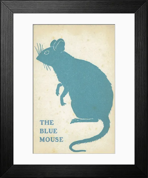 Framed Print : The Blue Mouse adapted by Roy Horniman Framed Print : The Blue Mouse adapted by Roy Horniman