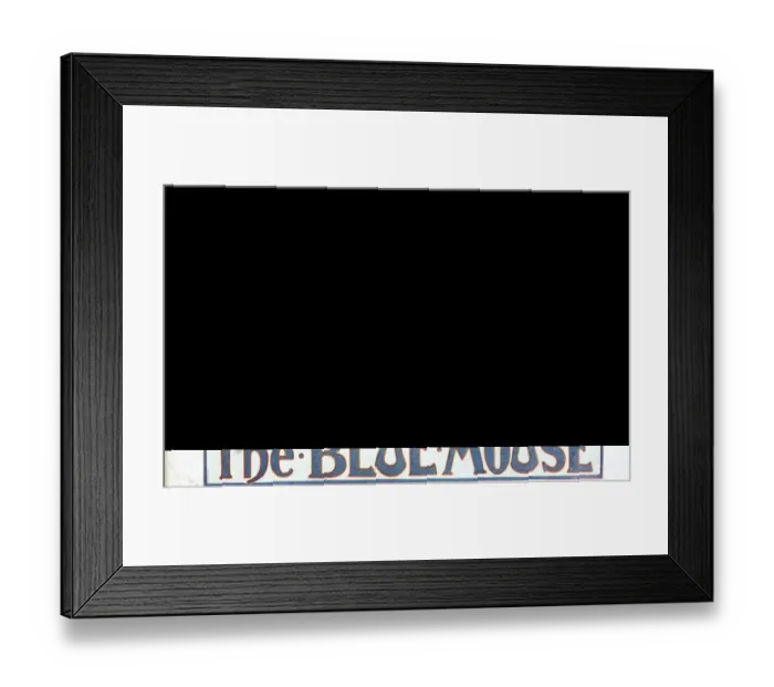 Framed Print : The Blue Mouse adapted by Roy Horniman Framed Print : The Blue Mouse adapted by Roy Horniman