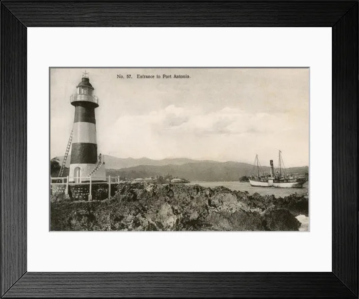 Framed Print : Entrance to Port Antonio, Jamaica, West Indies Framed Print : Entrance to Port Antonio, Jamaica, West Indies