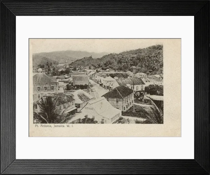 Framed Print : View of Port Antonio, Jamaica, West Indies Framed Print : View of Port Antonio, Jamaica, West Indies