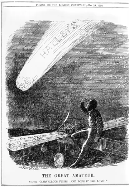 Punch comment on Halleys Comet - 1910