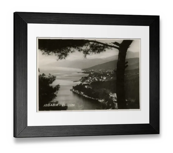 Framed Print : Opatija (Abbazia), Croatia on the Adriatic coast Framed Print : Opatija (Abbazia), Croatia on the Adriatic coast