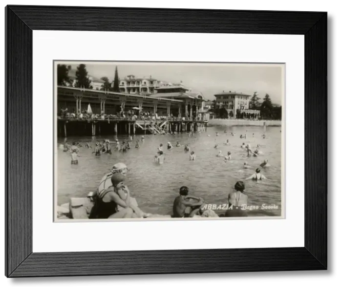 Framed Print : Opatija (Abbazia), Croatia on the Adriatic coast Framed Print : Opatija (Abbazia), Croatia on the Adriatic coast