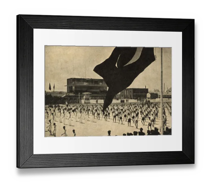 Framed Print : Gymnastics Demonstration in the Stadium, Ankara Turkey Framed Print : Gymnastics Demonstration in the Stadium, Ankara Turkey
