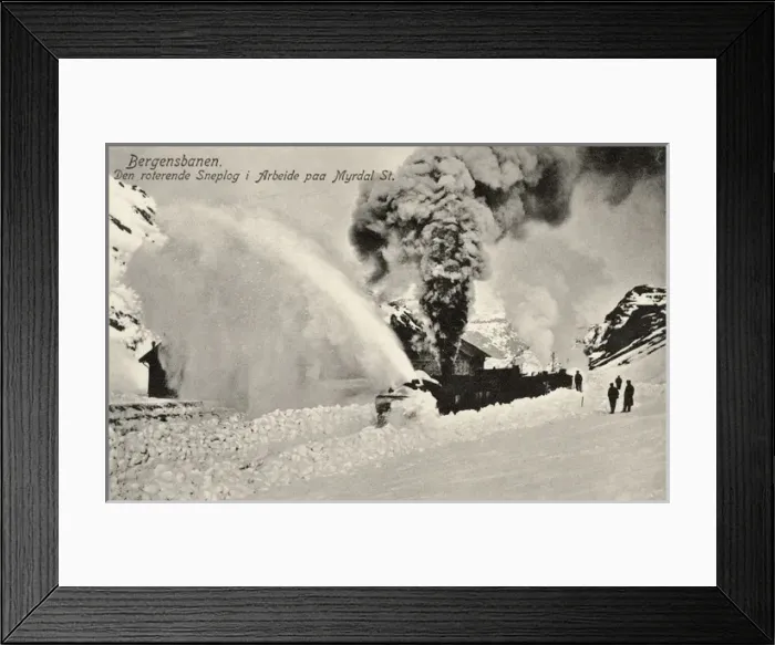 Framed Print : Steam train near Myrdal Railway Station, Norway Framed Print : Steam train near Myrdal Railway Station, Norway