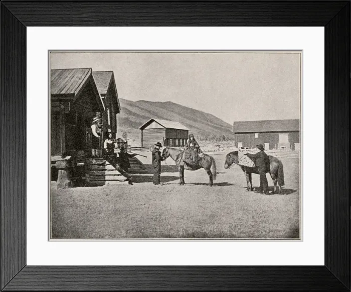 Framed Print : North Cape farmstead, Norway Framed Print : North Cape farmstead, Norway