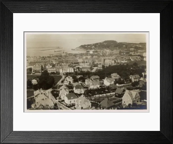 Framed Print : Panoramic view of Trondheim, Sor-Trondelag county, Norway Framed Print : Panoramic view of Trondheim, Sor-Trondelag county, Norway