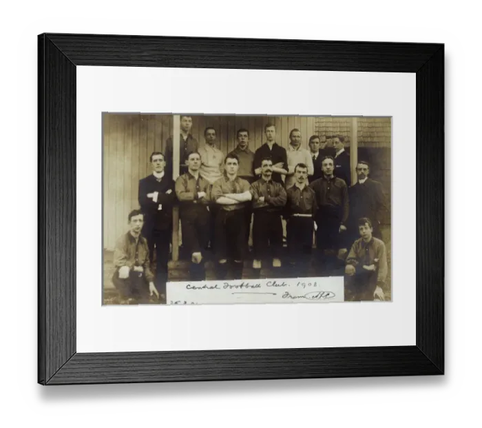 Framed Print : Central FC football team Framed Print : Central FC football team