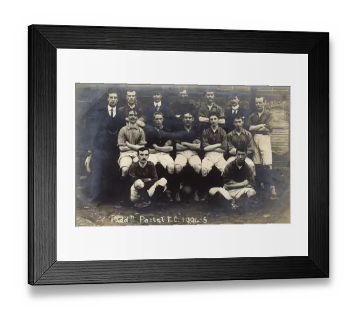 Framed Print : Paddington Postal FC football team Framed Print : Paddington Postal FC football team