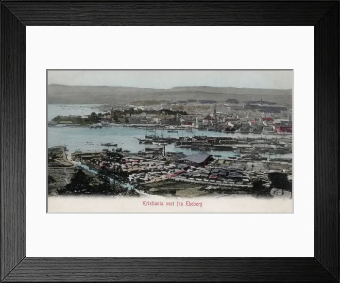 Framed Print : View from Ekeberg towards Oslo, Norway Framed Print : View from Ekeberg towards Oslo, Norway