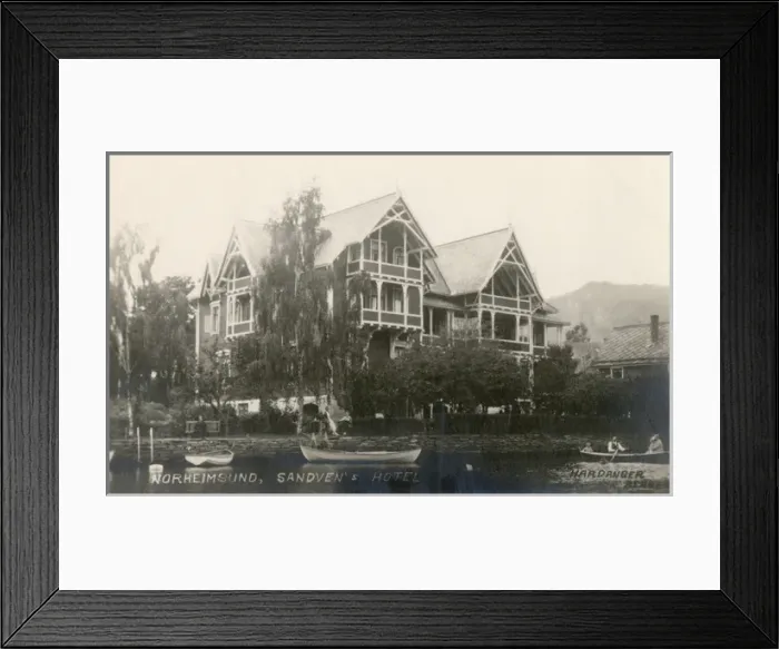 Framed Print : Sandven Hotel, Norheimsund, Norway Framed Print : Sandven Hotel, Norheimsund, Norway