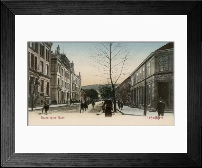 Framed Print : Dronningens Gade, Trondheim, Norway Framed Print : Dronningens Gade, Trondheim, Norway