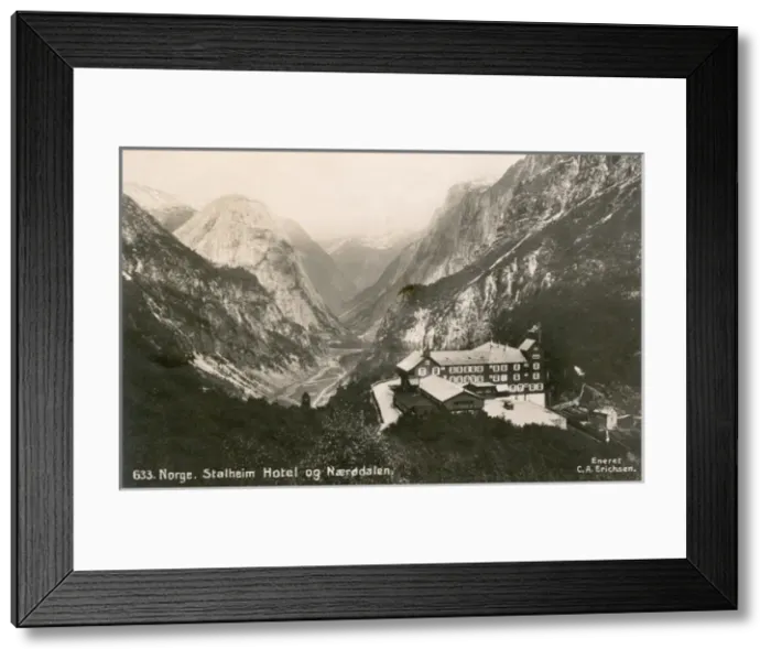 Framed Print : Stalheim Hotel, Naerodalen, Sogn, Norway Framed Print : Stalheim Hotel, Naerodalen, Sogn, Norway