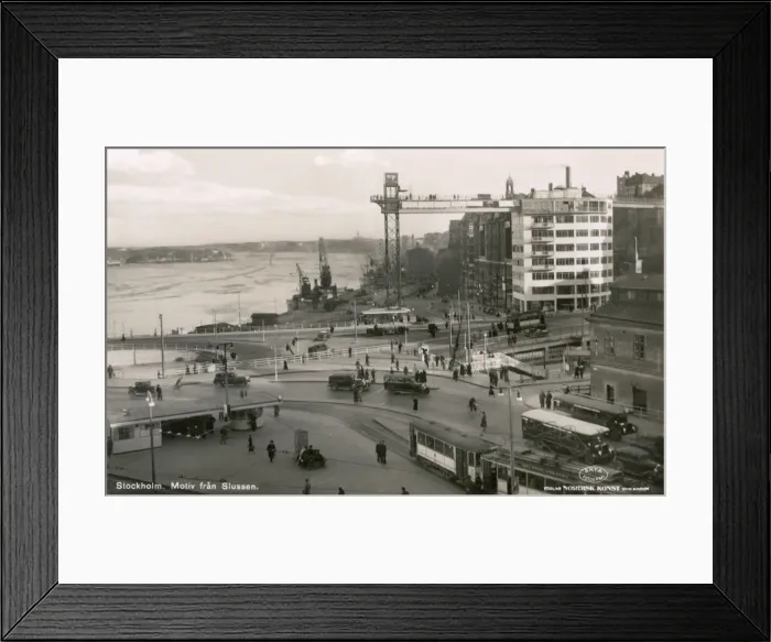 Framed Print : Busy waterfront scene, Stockholm, Sweden Framed Print : Busy waterfront scene, Stockholm, Sweden