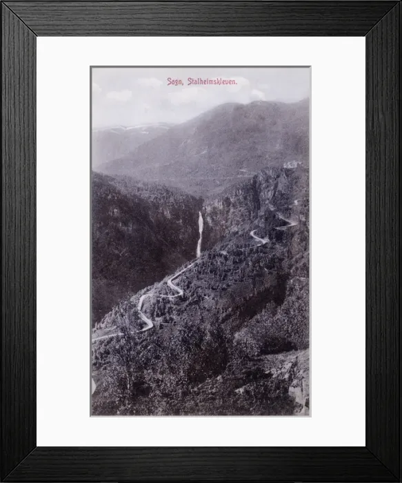 Framed Print : Stalheimskleven (Stalheimskleiva), Sogn, Norway Framed Print : Stalheimskleven (Stalheimskleiva), Sogn, Norway