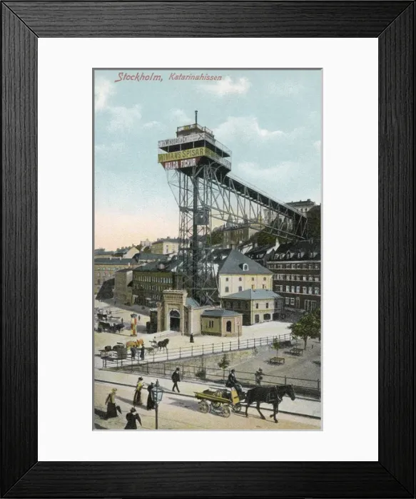 Framed Print : Katarina Elevator, Stockholm, Sweden Framed Print : Katarina Elevator, Stockholm, Sweden