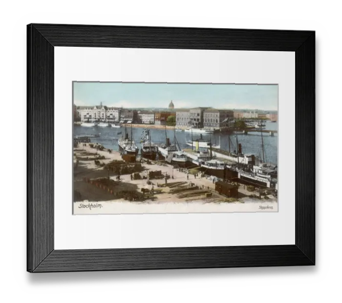Framed Print : Skeppsbron, Stockholm, Sweden Framed Print : Skeppsbron, Stockholm, Sweden