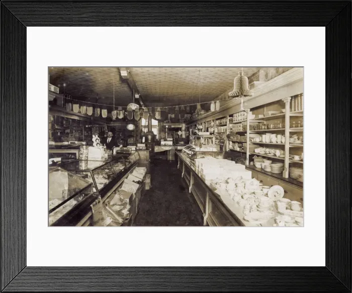 Framed Print : General store interior, USA Framed Print : General store interior, USA